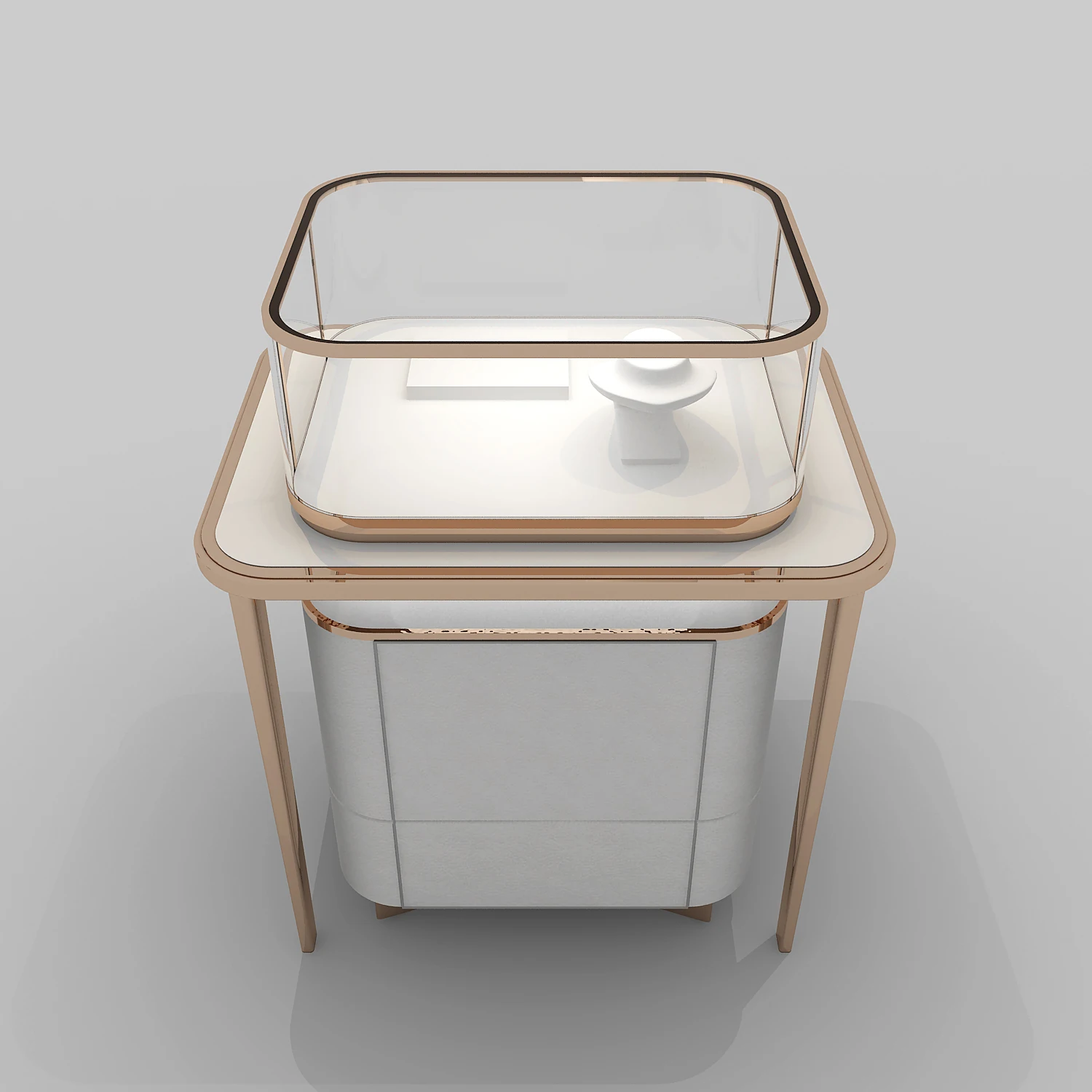 OEM Jewelry Shop Interior Design Jewelry Packing Display Jewelry Display Showcase Cabinet