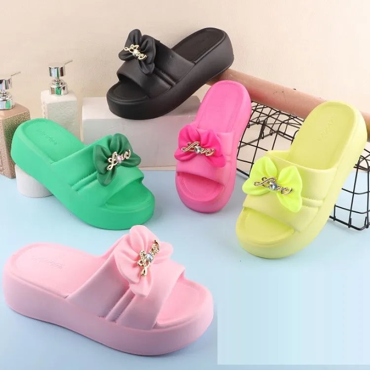2024 New promotion fashion waterproof EVA lady female outdoor summer slippers for women