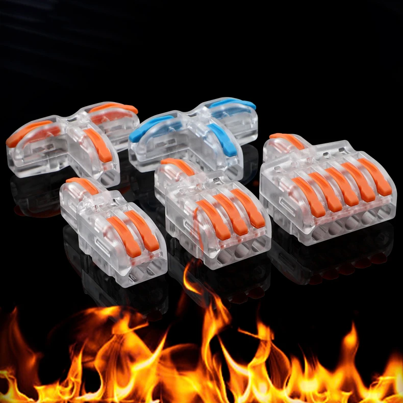 SPL-2-8 1 в 2 в 1 в 4 Выход компактный небольшой мини размеры сплайсинга освещение разъем провода