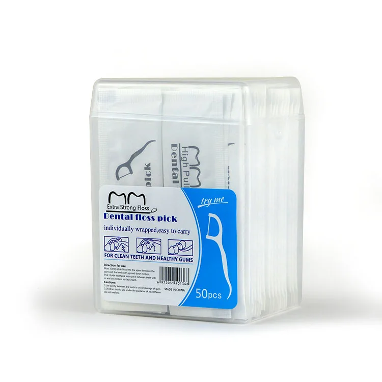  Оптовая продажа экологически чистые биоразлагаемые зубочистки Oral Plastic B с индивидуальной