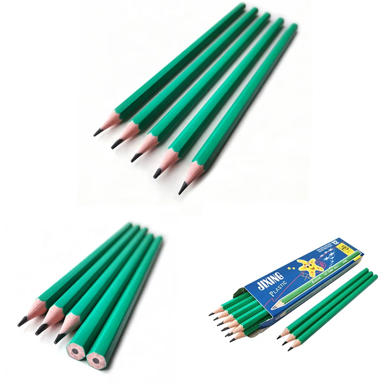 Hotel Using Cheap 7 Inch Plastic HB Lead Pencil in Bulk Packing