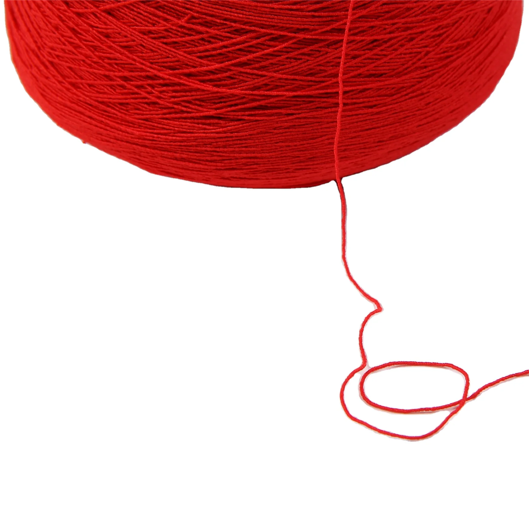 High elasticity low cost and high comfort quality rubber-covered polyester yarns used for knitting products 110/75/75