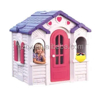 Children popular plastic toys garden playhouse kids house playhouse
