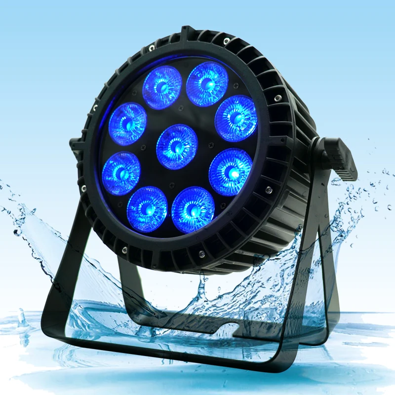 Cheap theatre DMX Controller RGB Stage led party lights dj Par light 9 x 12W mini led stage lights
