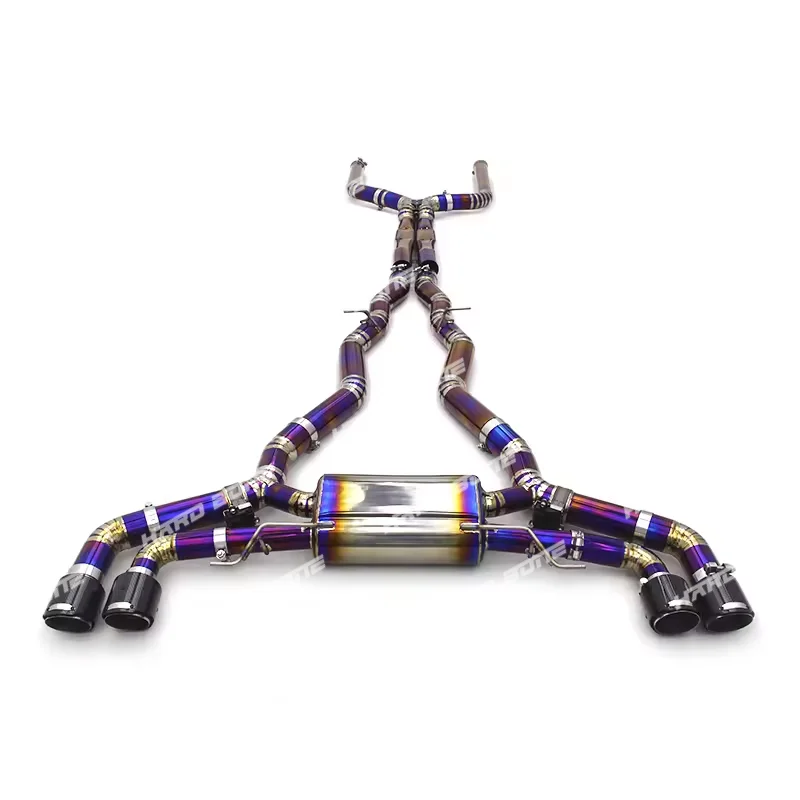 Титановый клапан Catback система для BMW M8 F91/F92/F93 4,4 T 2019-2023 четырехдверный седан выхлопной трубы глушителя автомобильных выхлопных труб
