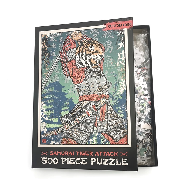 Free Sample Custom Personalized Super Hero Cartoon 1000pcs Adult Paper Jigsaw Brain Puzzle Game