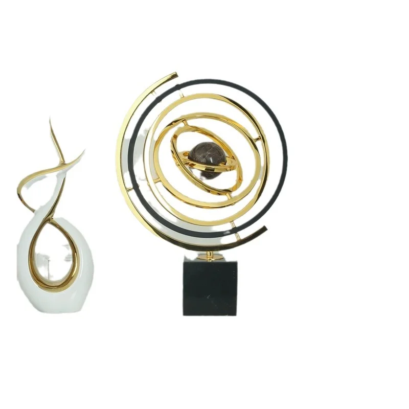 Light luxury globe ornaments           Office desktop decoration ornaments home accessories