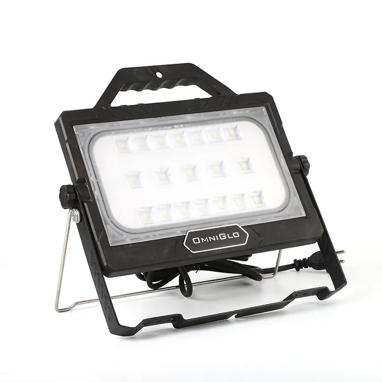 Omniglo 45W Retractable Fold-Over Waterproof Ip67 Work Light Led Rechargeable Led Work Light