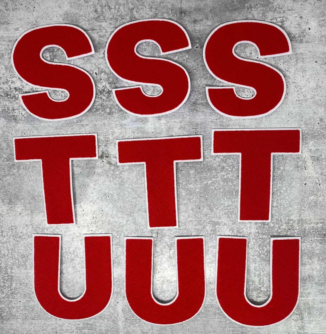 large varsity alphabet patches letter jacket patch