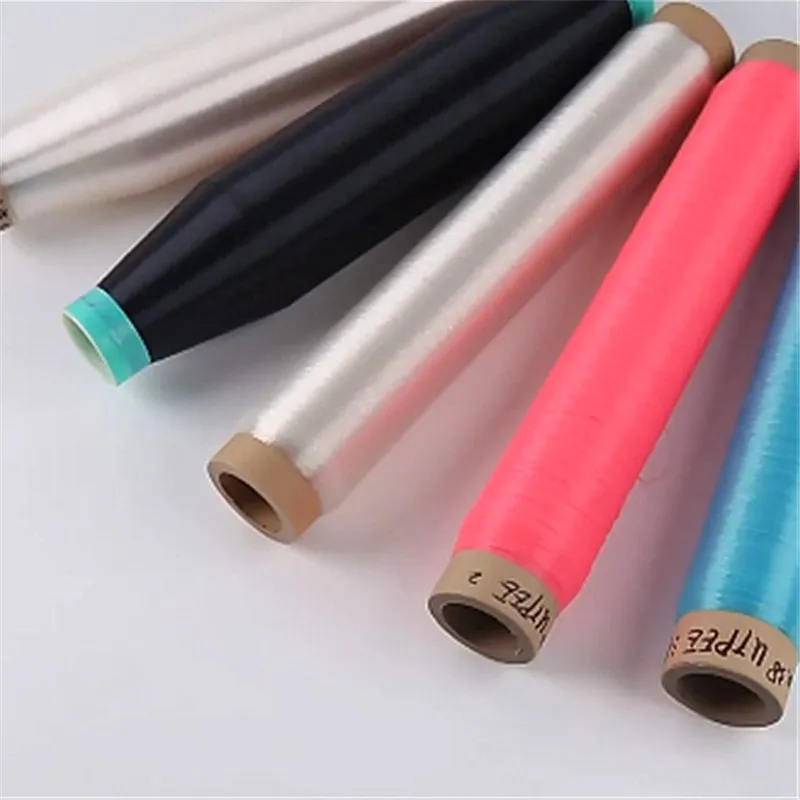 Monofilament water bottles OBP marine regeneration 150D 48F recycled ocean plastic yarn with prenet for shoe upper