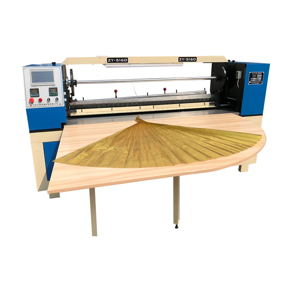 
ZY-516D Strong stereo effect pleating automatic comb fabric pleating machine 