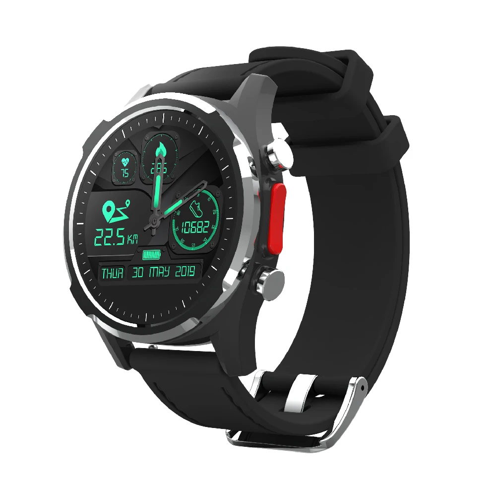 New Smart Sport GPS Watch  1.2inch  Screen 320mAh Heart Rate Monitor Smartwatch For Women