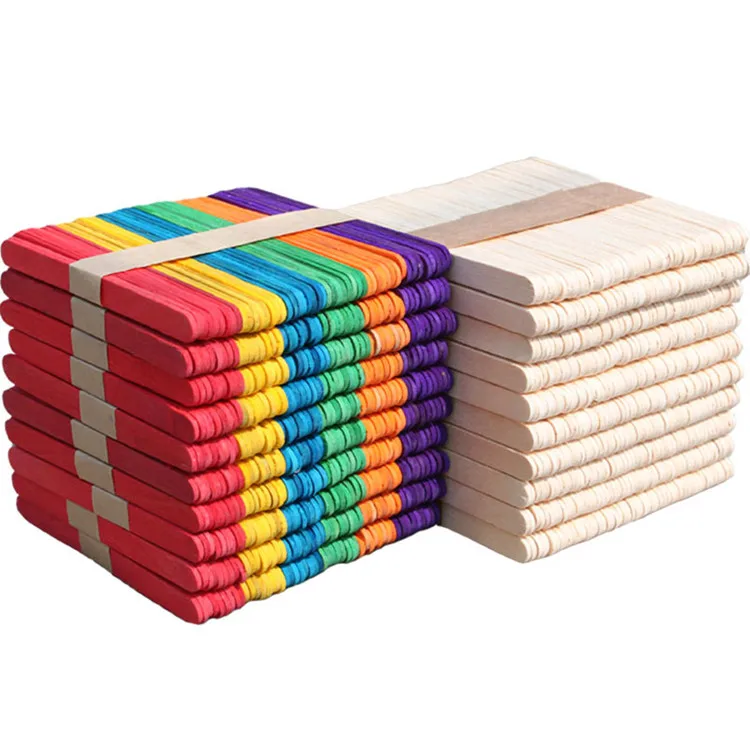 Best selling cheap high quality wooden ice cream craft sticks popsicle sticks