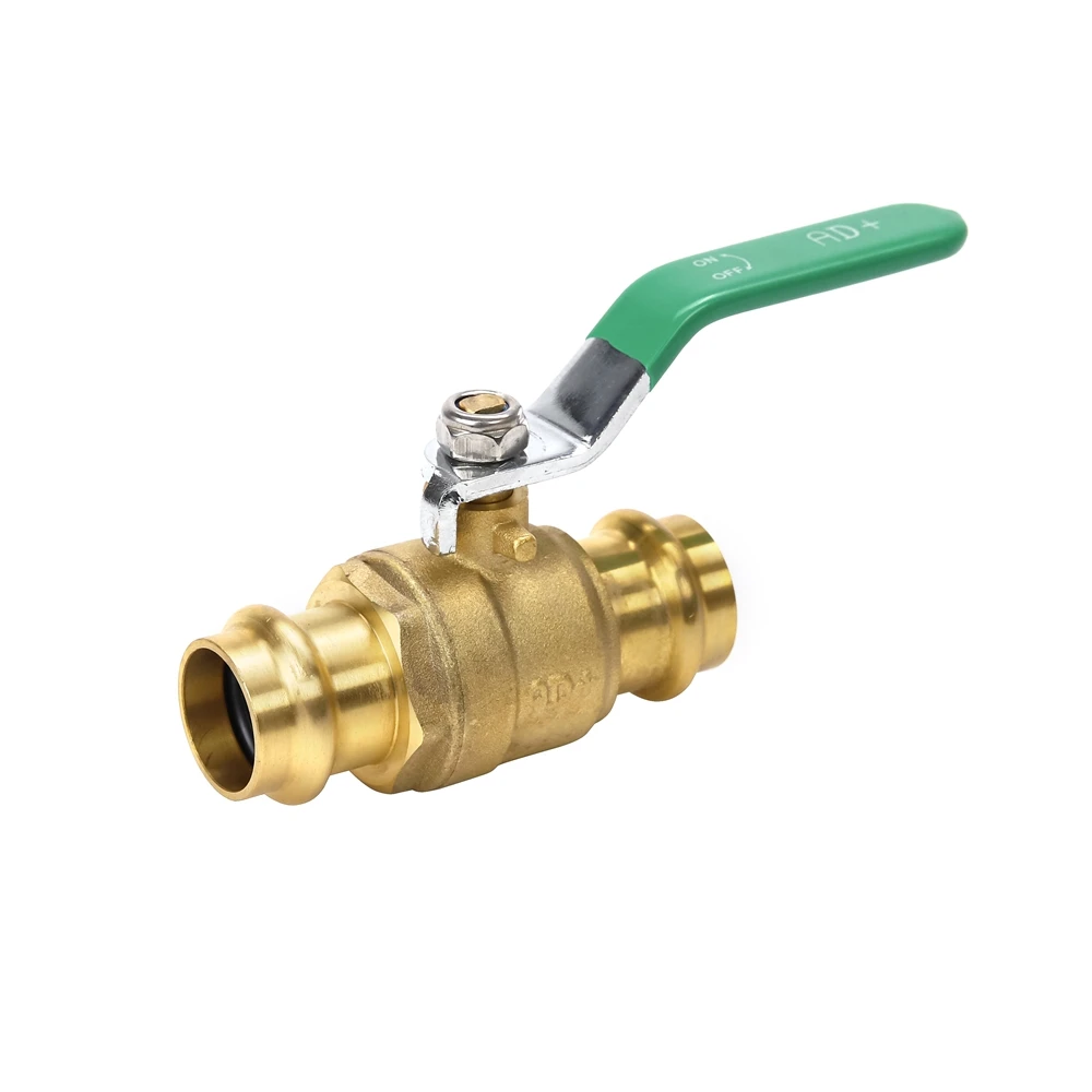 Hengshi US market C46500 1/2 inch to 4 inch high quality Press Brass ball valve