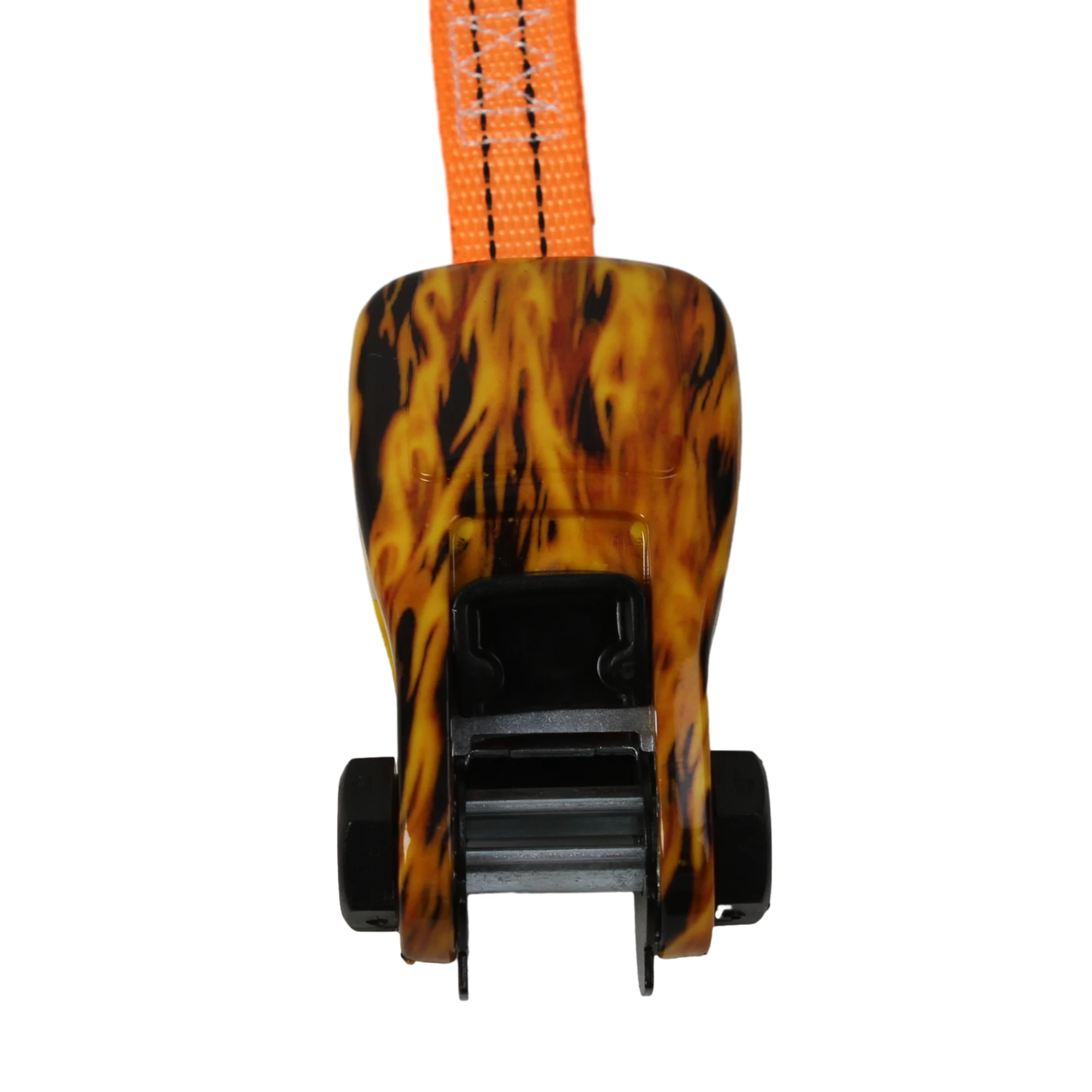 USA Standard 1' Polyester Ratchet Strap With J Hook Tie Down Straps Belt for Moving Appliances Lawn Equipment Motorcycle