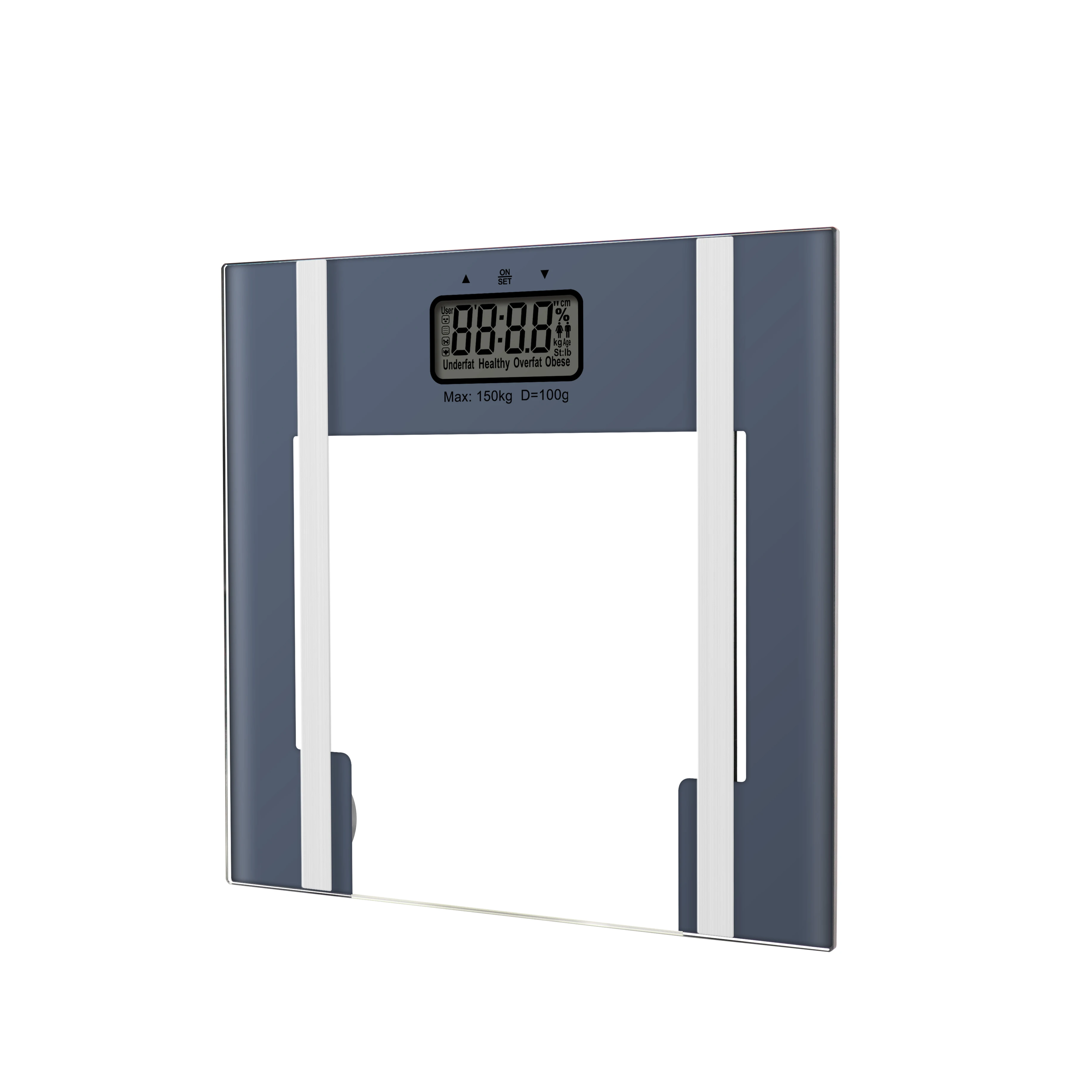 Hollow Design Color Customized Pattern Hotel Item  Weighing Body Fat Scale Electronic Personal Bathroom  Body Composition Scale