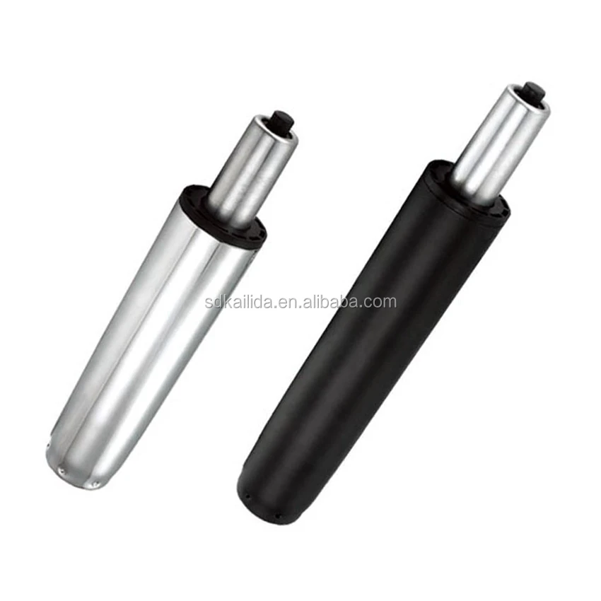 Rotatable office chair adjuster hydraulic pneumatic gas spring extension plated chrome 100mm 120mm cylinder gas spring
