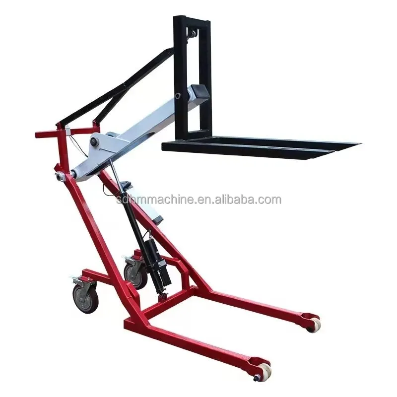 self Loading Forklift Electric Stacker portable Forklift Electric Stacker Pallet pure Manual Hydraulic Forklift Hydraulic