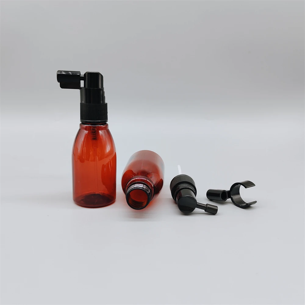 50ml nasal aspirator plastic pump Empty refillable mouth spray bottle