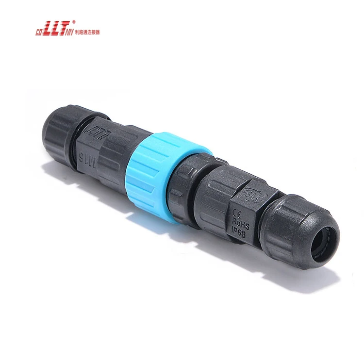 2+3pin low voltage power signal waterproof connector M16 with 3pin 4pin 5pin