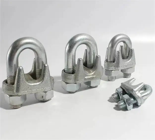 wholesale support electric galvanized wire rope clips for lifting connecting
