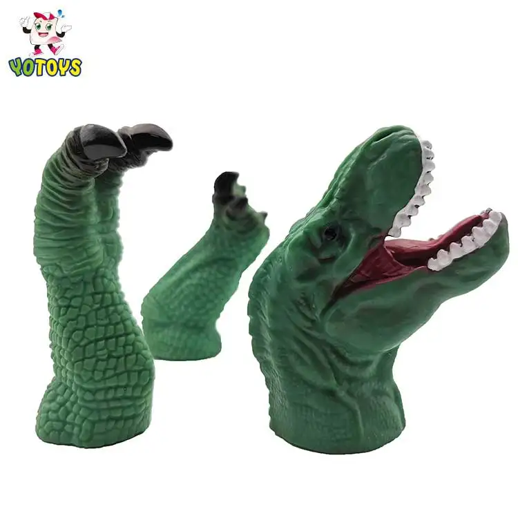 
Wholesale China Mini Soft Animal 3D Educational Dinosaur Finger Puppets for Kids Boys Toys Gifts 