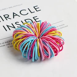 Необычные мини-Кольца для волос, Детская резинка для волос, красочная эластичная резинка для волос для девочек, детские женские аксессуары, резинки