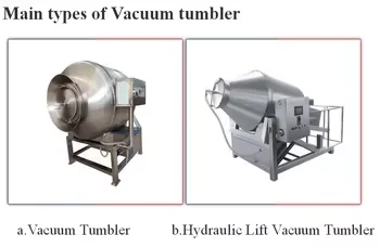 Industrial CE certification hydraulic1000L Vacuum Chicken Beef Tumbler Meat Massager Marinator/Salting Marinated Machine