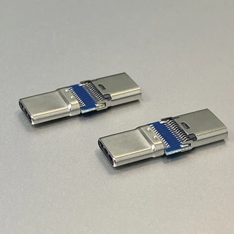 Factory manufactory usb 3.1 type c male connector to c female adaptor