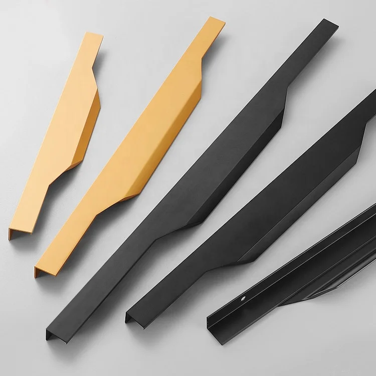 China factory aluminum kitchen cabinet handle hidden hardware furniture handle