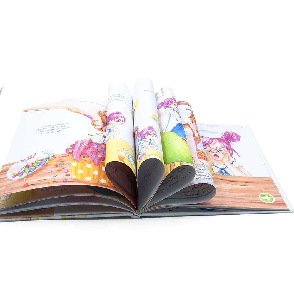 Custom Printing Kids Record Hardcover Baby Album Memory Book