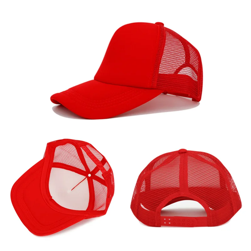 Embroidered Trucker Hat Dad Cap Custom Print 3D Logo Custom 5 panel Sports Foam Men Baseball Mesh Cap Hat Trucker Hat