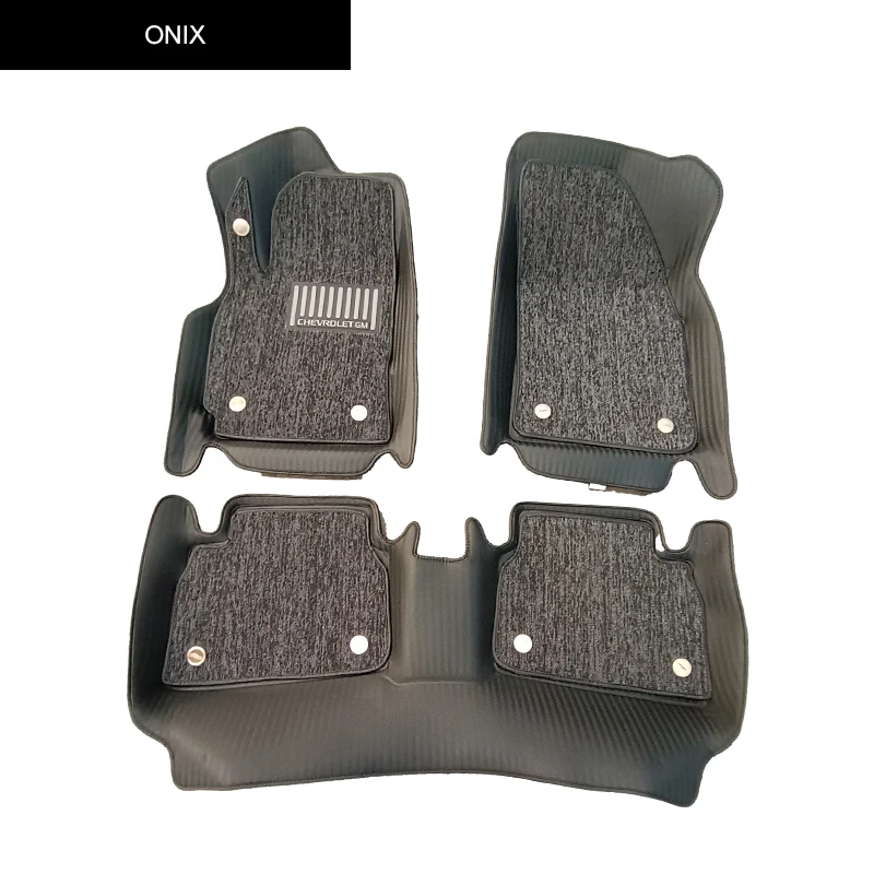 The Latest Design Hard Wearing Leather 5D Diamond Car Floor Foot Mats for NEXIA-2