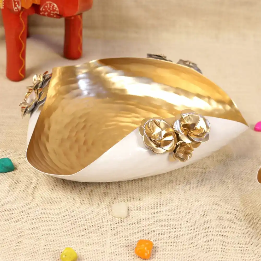 Decorative Tin Metal Serving Tray set India