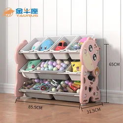 wholesale children cabinet toys plastic cartoon pictures multi-layer detachable child toy storage cabinet