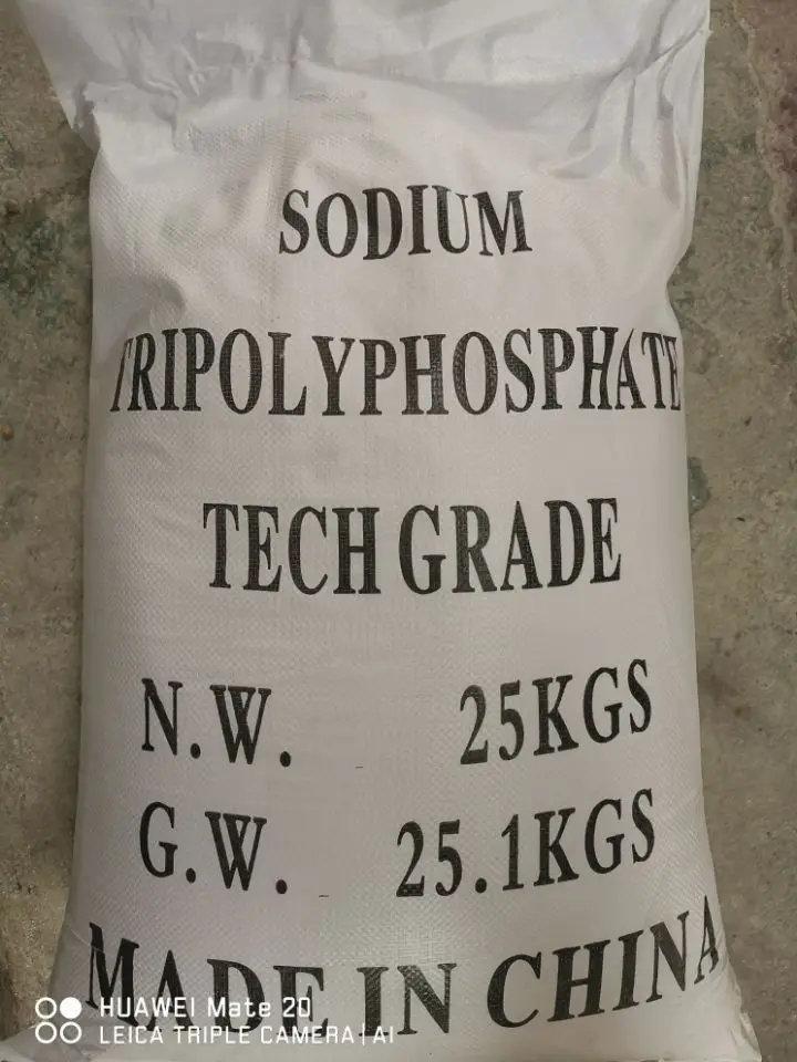 China Manufacturer Competitive price Softener and Thickener 99% SodiumTripolyphosphate STPP for Detergent Ceramic