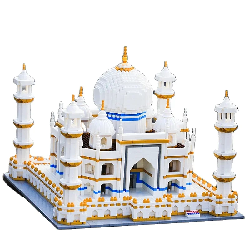 Balody Mini Blocks 4530pcs Architecture Building Bricks India Castle Taj Mahal Model Toys Juguetes Kid Gift Construction 16067