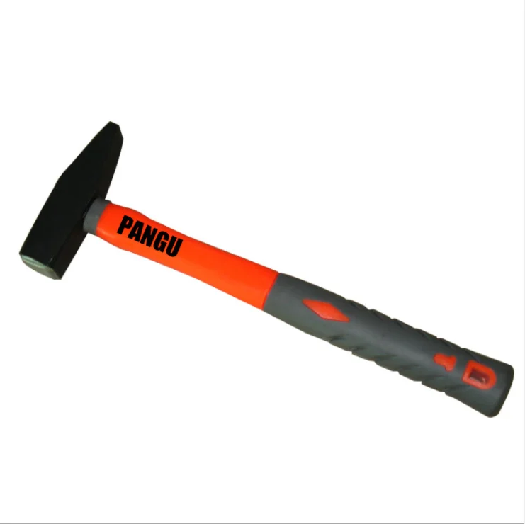 German Type Machinist Hammer With Fiberglass TPR Handle