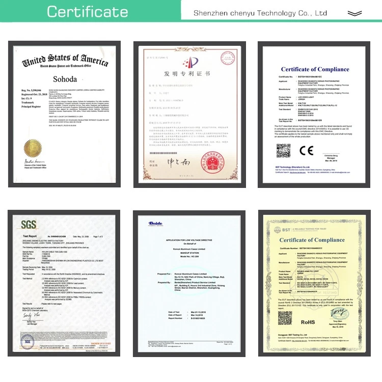 Handheld Square LED Pocket Mirror LED Lights Travel Small Portable Makeup Mirror.jpg