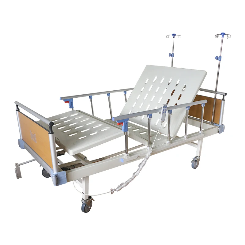 
Hospital nursing bed electric 2 function medical bed integrated stamping board 