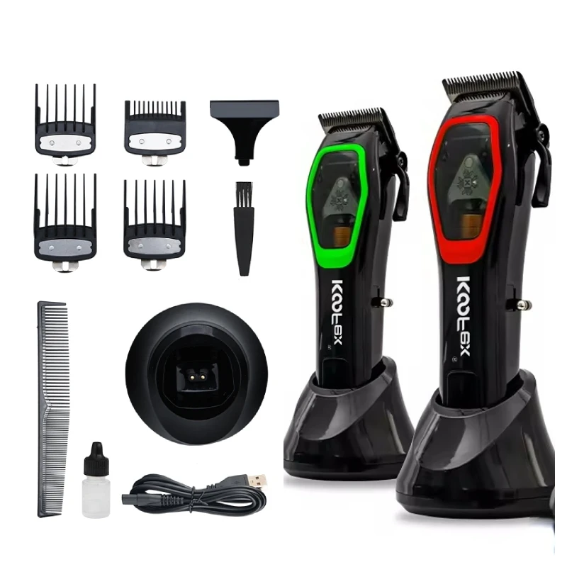 BLDC Motor Low Noise 9000rpm Electric Barber Cordless Rechargeable Best Barber Clipper Hair Styling Tools Brushless Hair Clipper