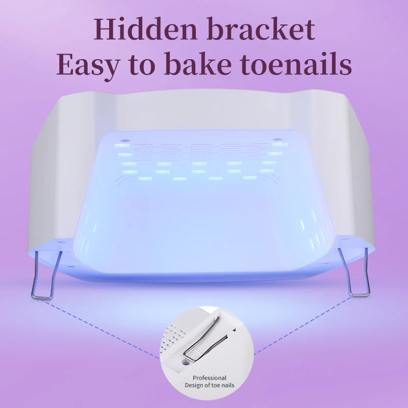 Iksbeauty Беспроводная Автоматическая разборка UV 72 Вт USB аккумуляторная беспроводная сушилка для