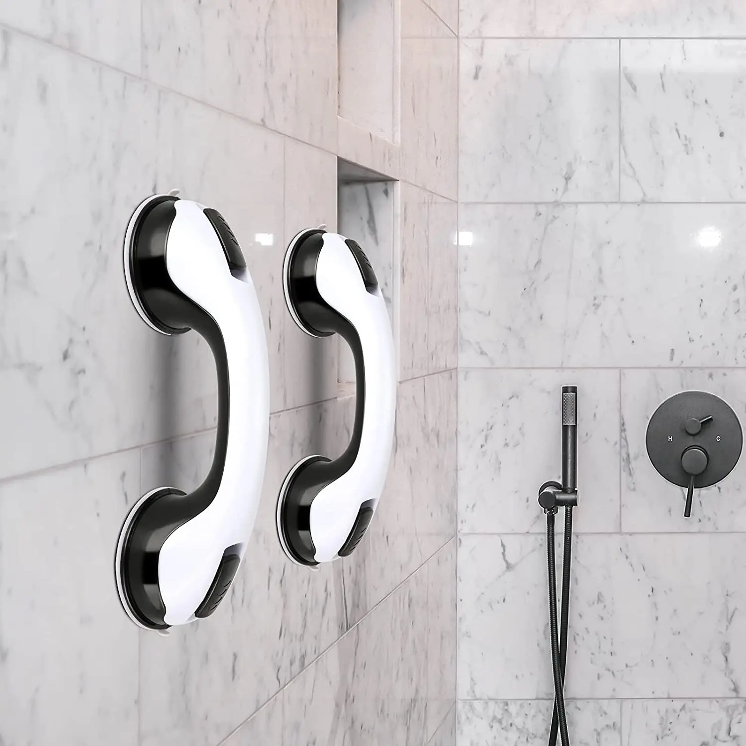 Shower Handle Grab Bars for Bathroom  Shower Handles for Elderly Safety Hand Rail Support Non Skid (1600350388784)