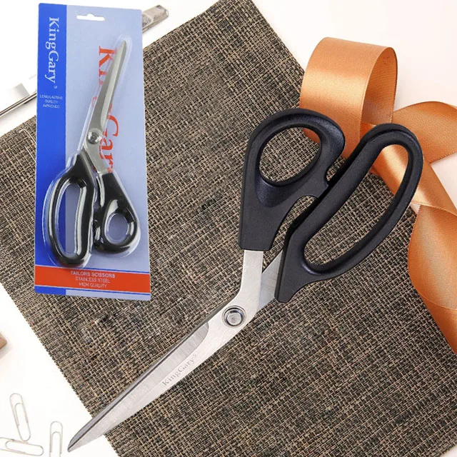 Тканевые ножницы повышенной прочности, высококачественные портновские ножницы 9,5 дюймов с ручкой из ПП, Лидер продаж на рынке Индии