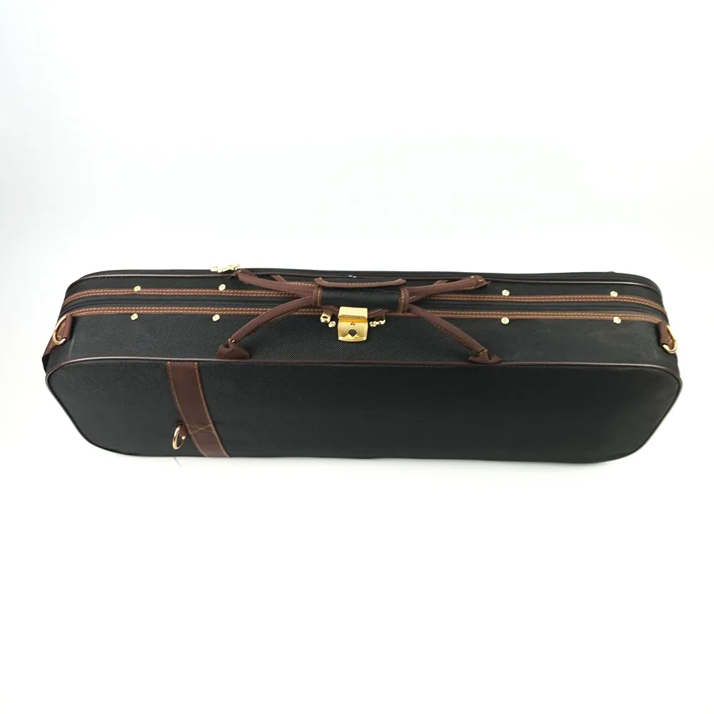 
Cheap price black canvas viola case viola hard case fiberglass viola case VLP-01 