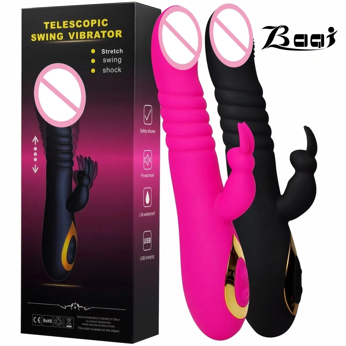 New Arrivals Female Vibrator Female Massage Masturbation Device Adult Strong Vibration Extendable Women Vibrator