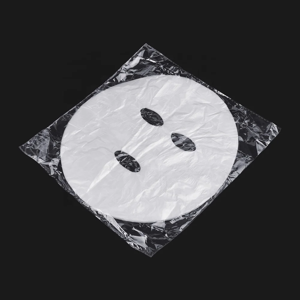100 Pcs UnCompressed Plastic Facial Face Mask Sheet Paper Natural Skin Care Beauty Tools Breathable Disposable Face Mask DIY