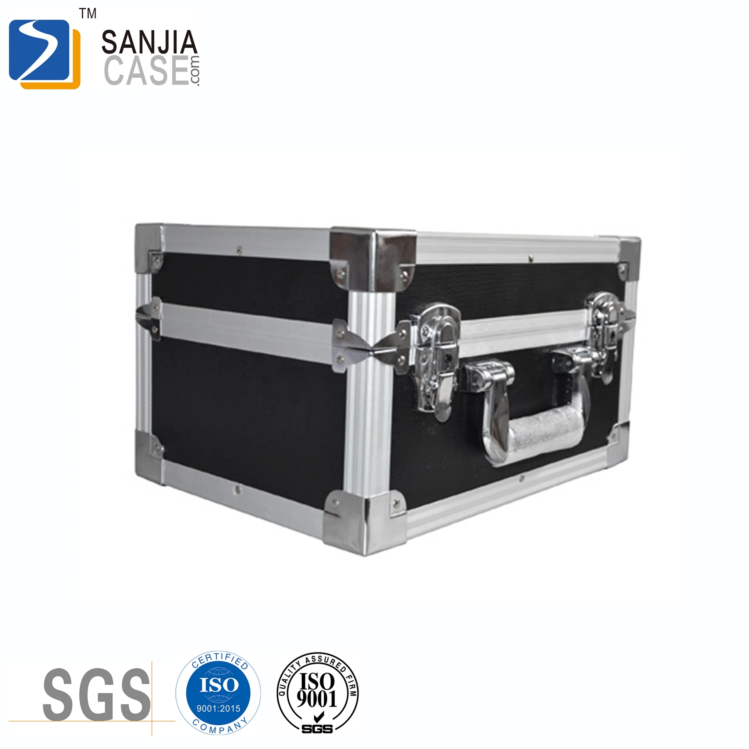 Black Flight case  shipping cabinet trunk case