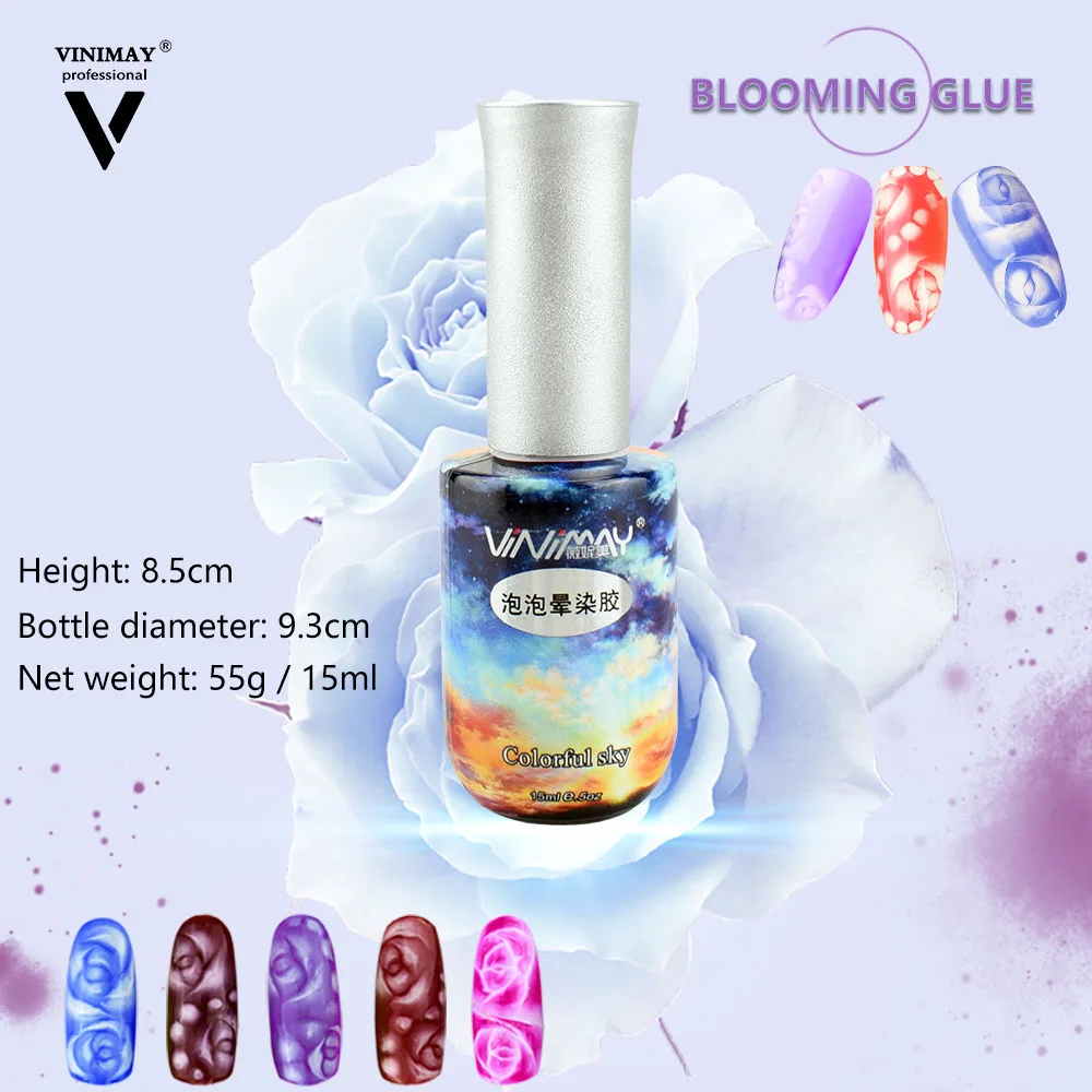 Vinimay Nail Supplies Drawing Gel Polish Marble Art Ink Nail Water Blooming Watercolor Liquid Dyeing UV Gel Nail Polish