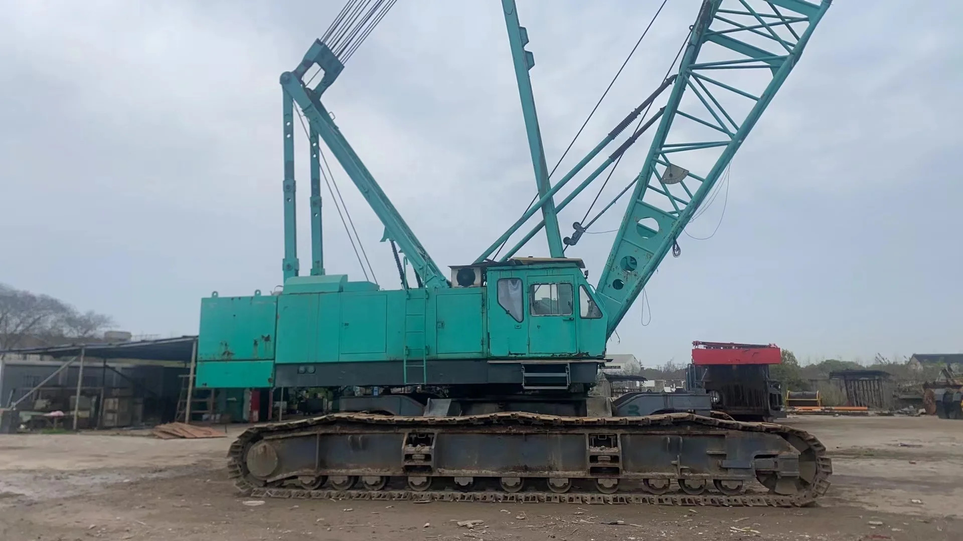 Гусеничный кран 150T IHI гусеничный японский сделано в Японии